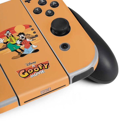 Disney Goof Family Trip Nintendo Switch OLED (2021) Skin